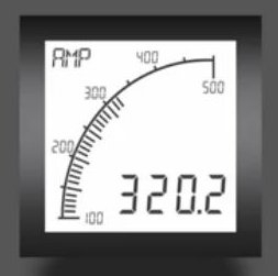 Trumeter APM AMP APO 72 x 72 Ammeter Positive LCD with relay output